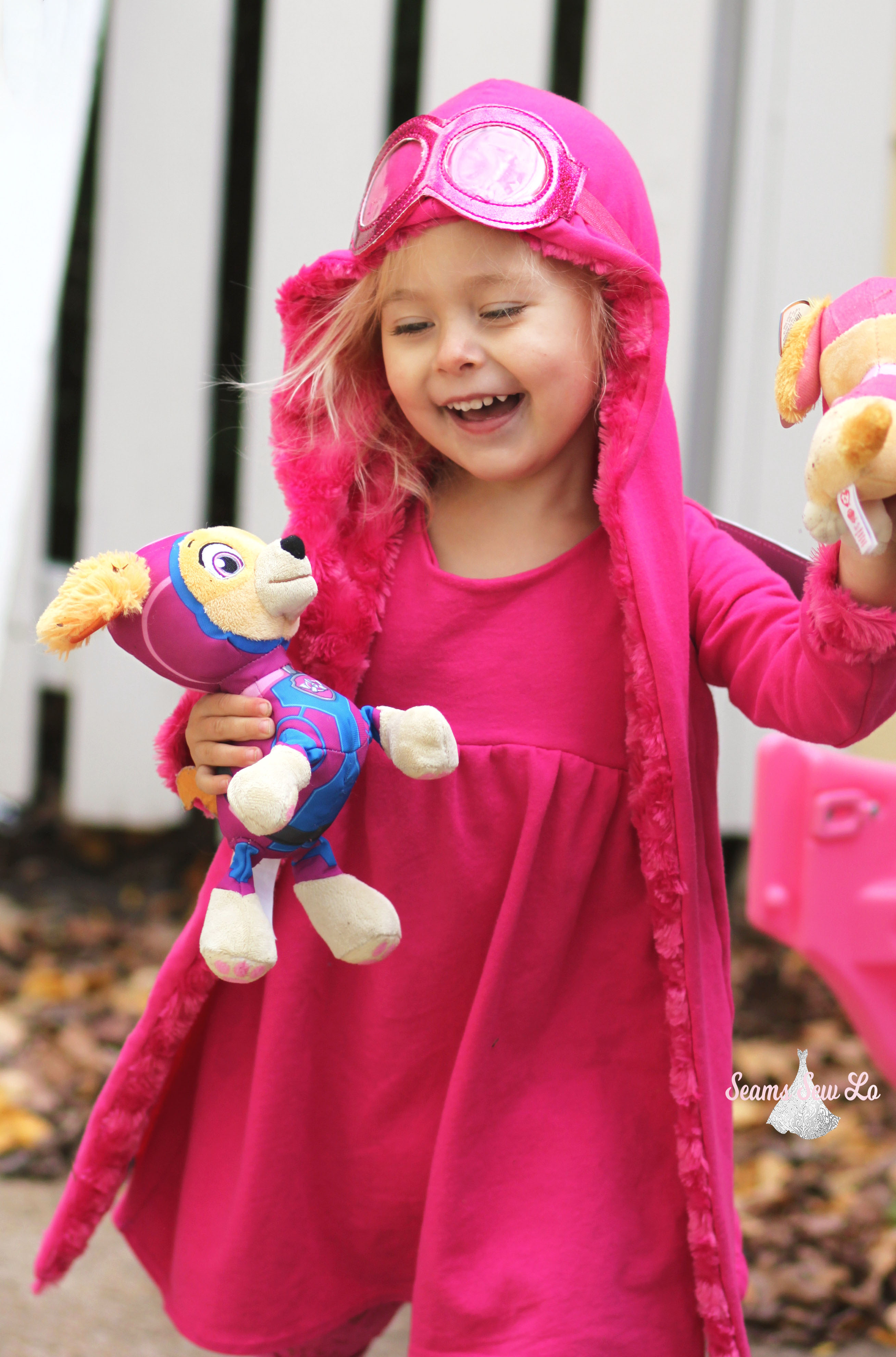 diy skye halloween paw patrol for toddlers - Seams Sew Lo