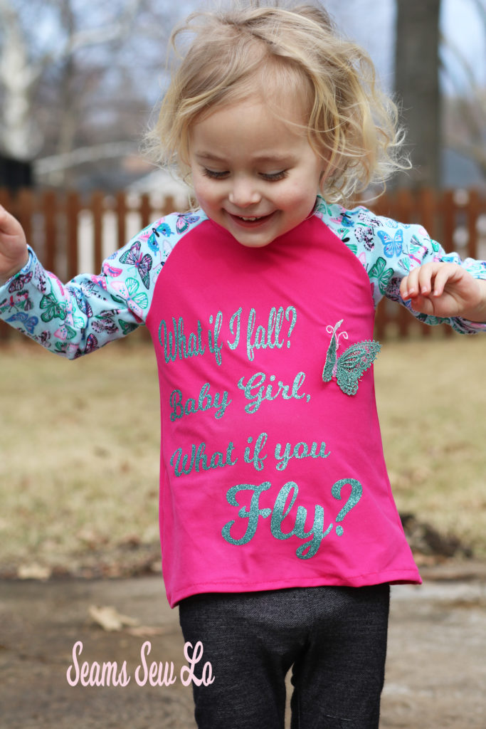 Download Girls Butterfly Shirt Sewing Pattern and Free SVG File for ...