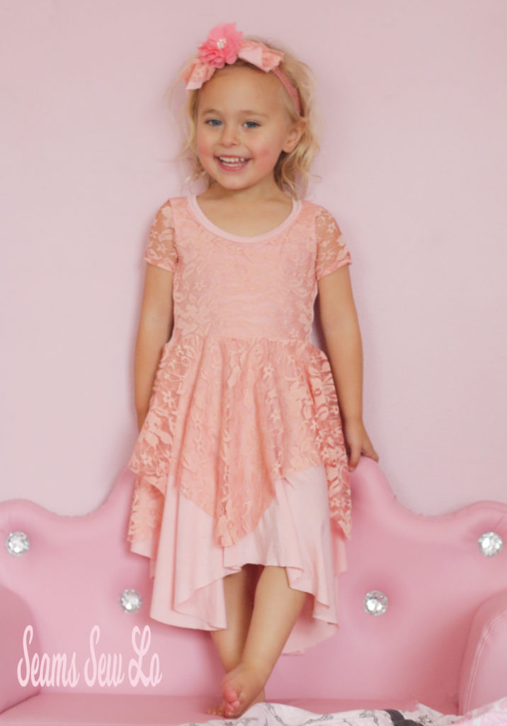 Girls Daisy Dress Sewing Pattern by Petite Stitchery! Seams Sew Lo
