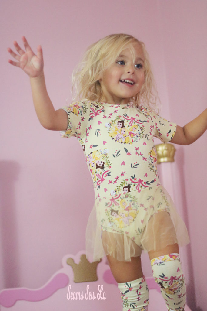 Princess Ballerina Leotard Sewing Pattern Featuring Belle, Rapunzel and